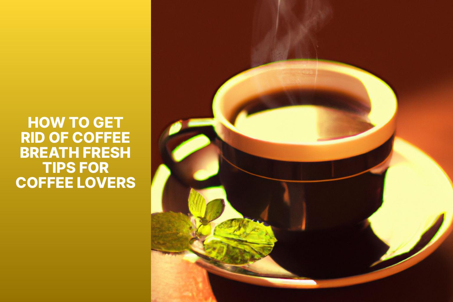How to Get Rid of Coffee Breath: Fresh Tips for Coffee Lovers