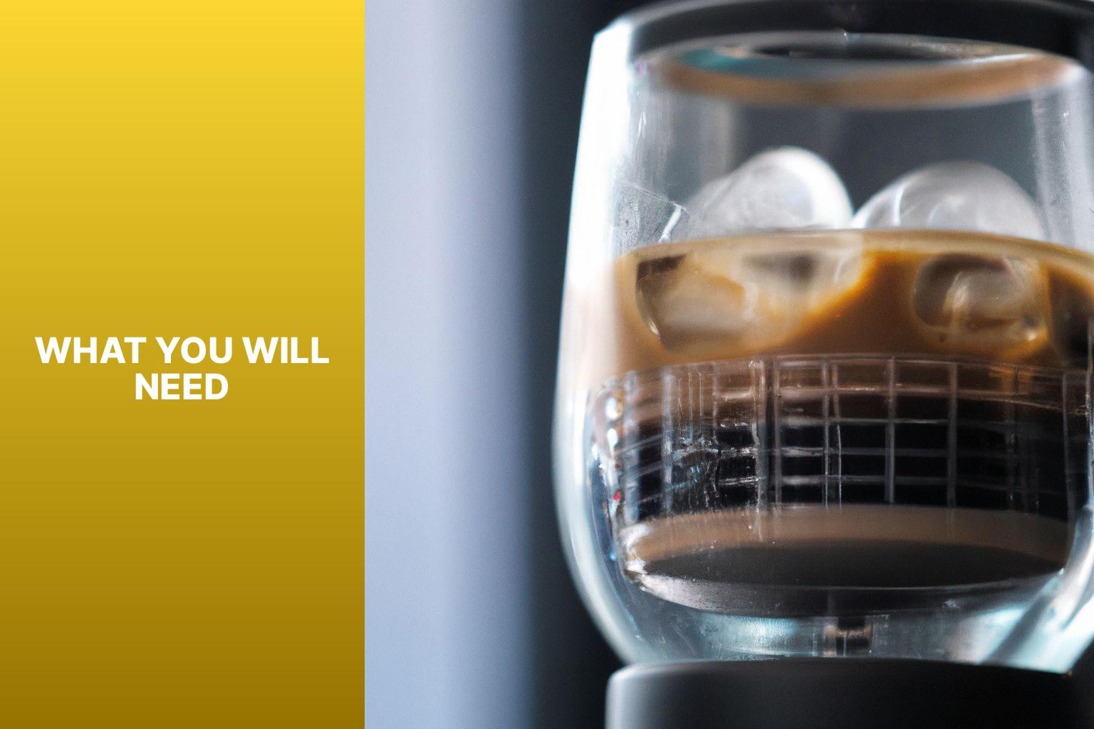 What You Will Need - How to Make Iced Coffee with Nespresso Vertuo Machine: Your Step-by-Step Guide 