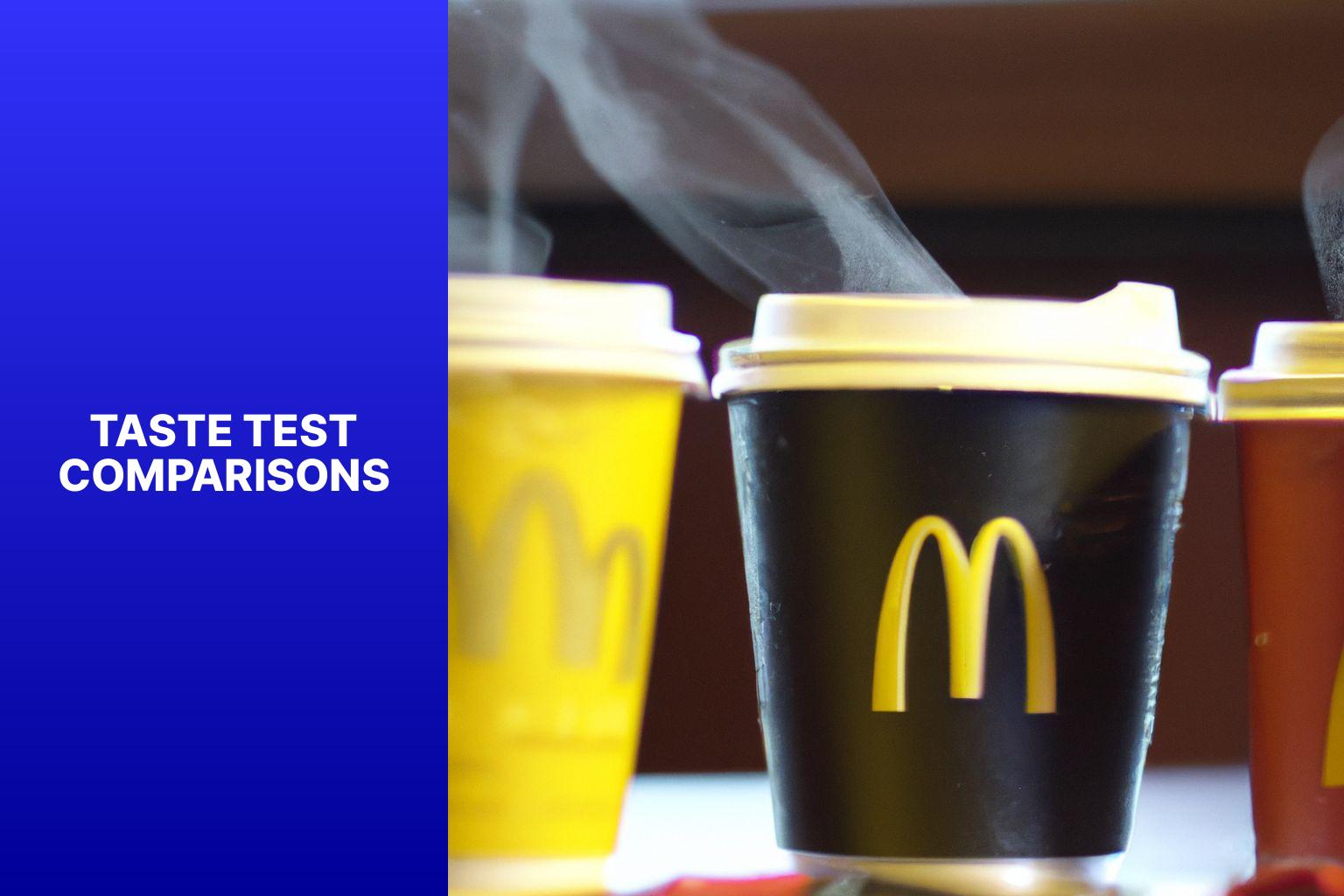Taste Test Comparisons - Best McDonald