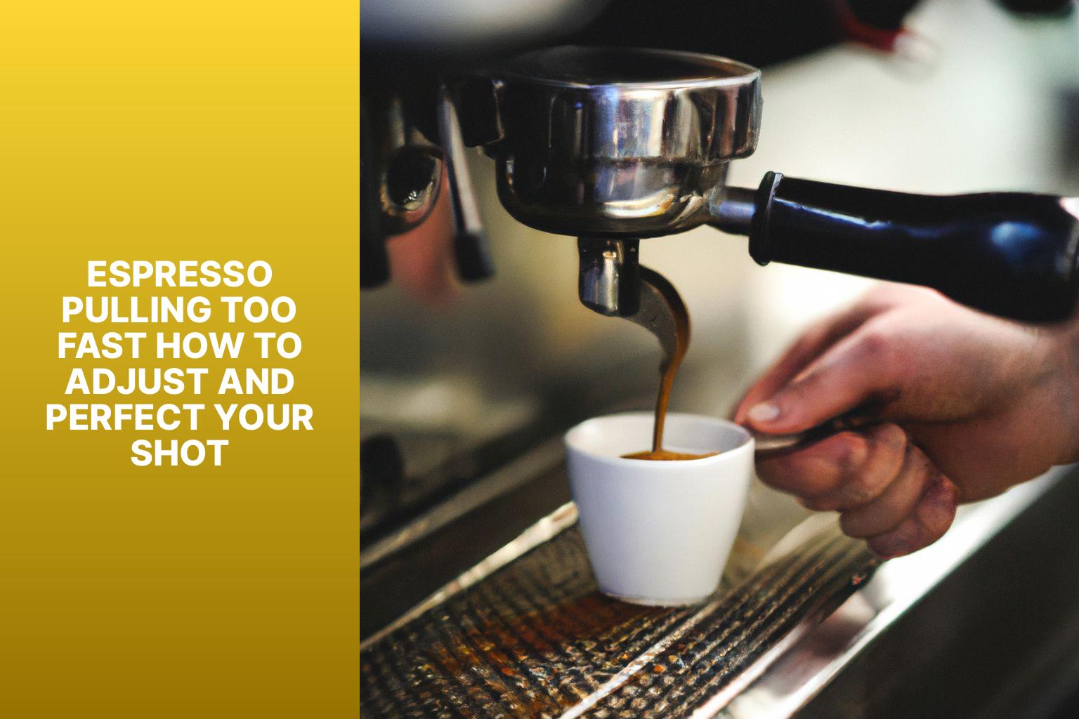 Espresso Pulling Too Fast? How to Adjust and Perfect Your Shot