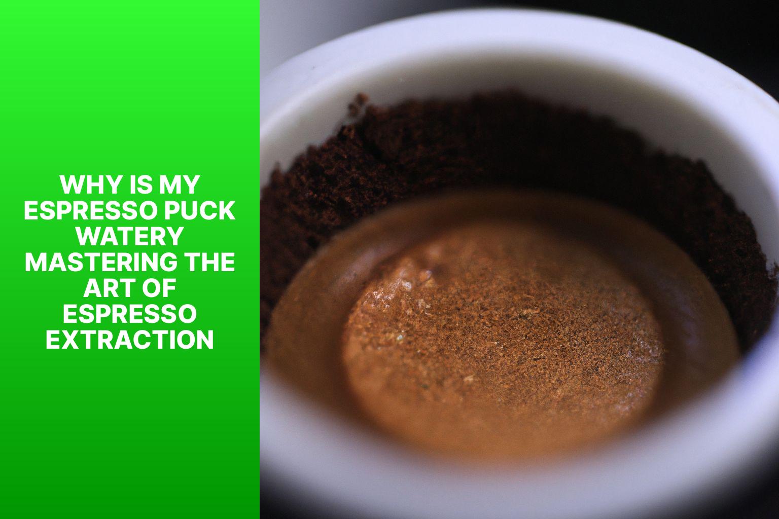 Why is My Espresso Puck Watery? Mastering the Art of Espresso Extraction